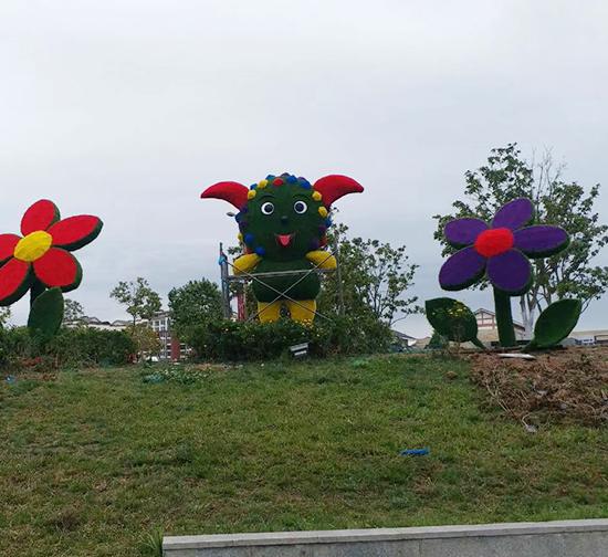 哈尔滨专业五色草植物造型设计